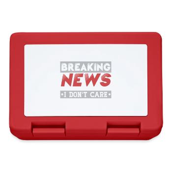 News Fake Newspaper News Producer Gift - Lunchbox - red - Front