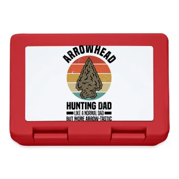 Collect arrowheads - Lunchbox - red - Front