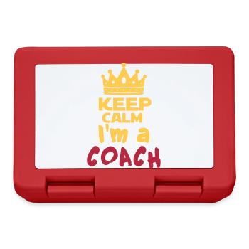 I'm a coach - Boîte à goûter - rouge - Devant