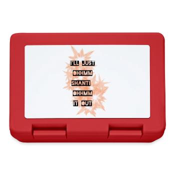 Ohm - Brotdose - Rot - Vorne