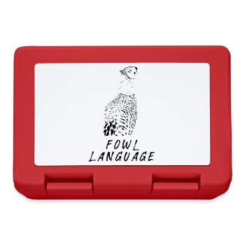 Fowl Language II - Lunchbox - red - Front