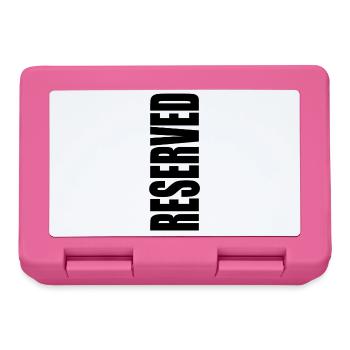 Reserved - Lunchbox - pink - Front