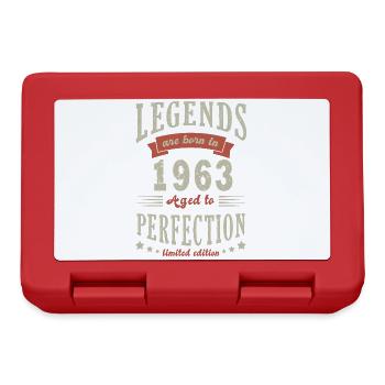 legend born in 1963 Gift anniversair 60 years - Lunchbox - red - Front