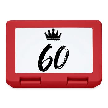 60 Number crown - Lunchbox - red - Front