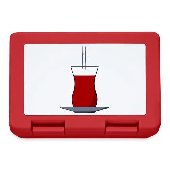 Verre à thé Cay - Boîte à goûter - rouge - Devant