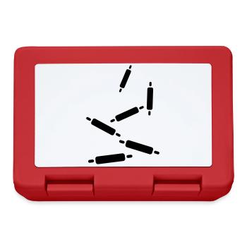 Kitchen roll baking rolling pin - Lunchbox - red - Front