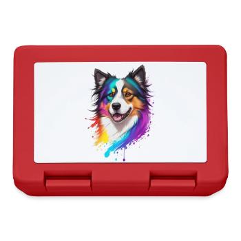 Collie - Lunchbox - red - Front
