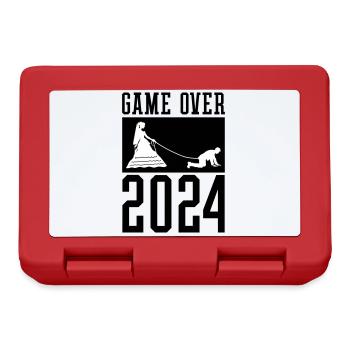 Game Over 2024 Mariage - Boîte à goûter - rouge - Devant