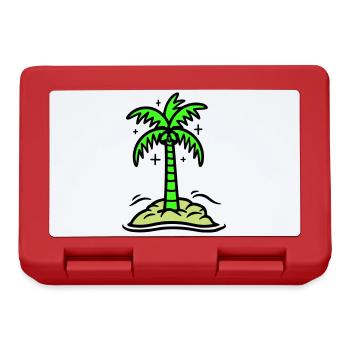 Icône de Palm Island Été - Boîte à goûter - rouge - Devant