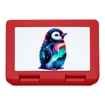 Aurora Borealis Penguin - Lunchbox - red - Front