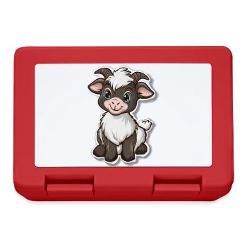 Chèvre - Boîte à goûter - rouge - Devant