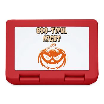 Halloween – Boo-tiful Night Pumpkin - Lunchbox - red - Front
