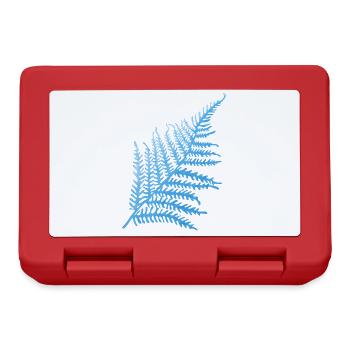 Blue fern - Lunchbox - red - Front