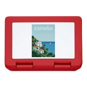 Spanish coastal idyll - Lunchbox - red - Front