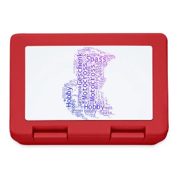 Motocross perfect for every motocross - Lunchbox - red - Front