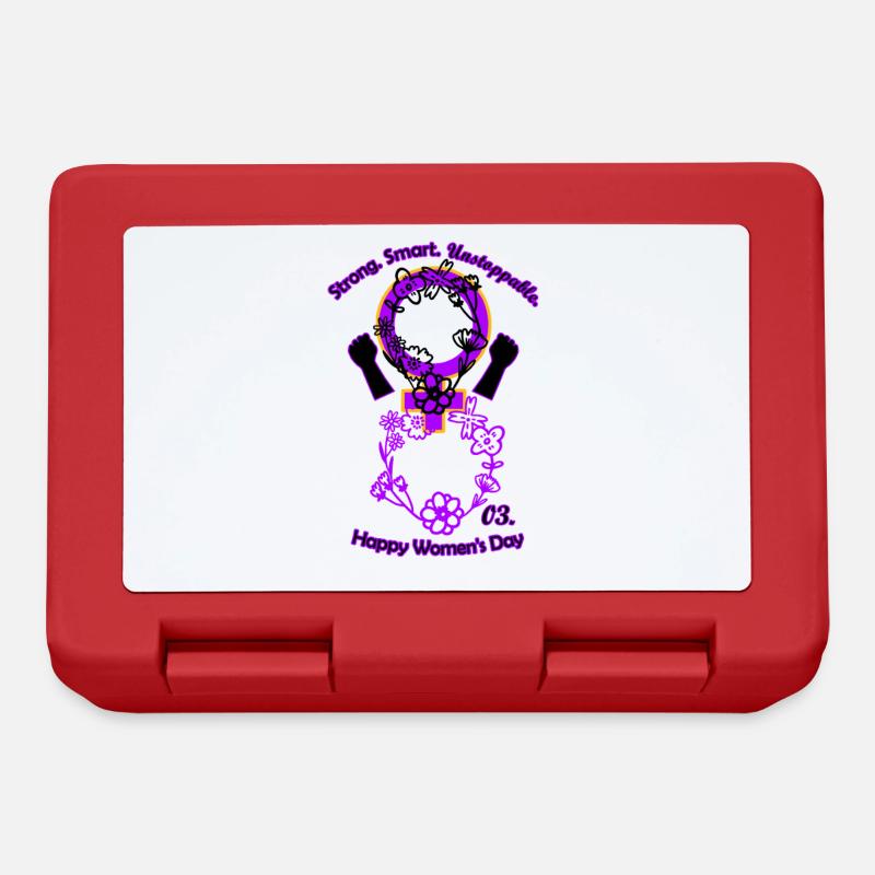 International Women's Day Design - Brotdose - Rot
