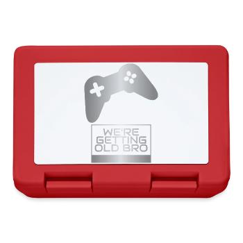 Old Bro Retro Gamer Tee - Boîte à goûter - rouge - Devant