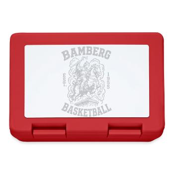 Bamberg Basket-ball fondé en 1955 Vintage Design - Boîte à goûter - rouge - Devant