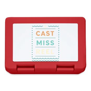Miss Reel Nautical Pastel - Brotdose - Rot - Vorne