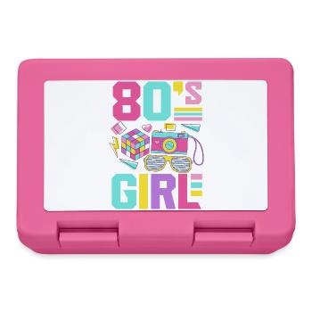 Retro Back to the 80s Vintage Design - Lunchbox - pink - Front