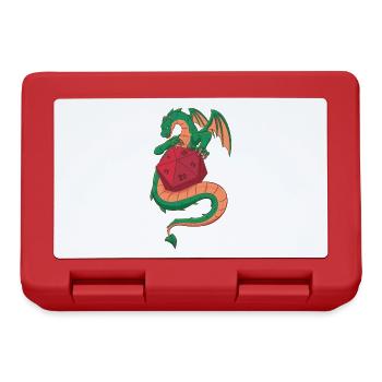 Dragon & D20 (Role-playing games) - Lunchbox - red - Front