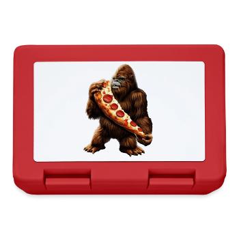 Bigfoot Pizza Party - Lunchbox - red - Front