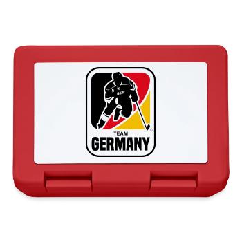 EISHOCKEY DEUSCHLAND TEAM GERMANY - Brotdose - Rot - Vorne