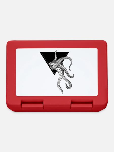 Octopus - Lunchbox - red