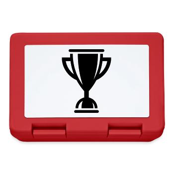 Cup / Trophy / Chalice (Icon / Pictogram) - Lunchbox - red - Front
