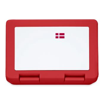 Denmark flag Danish flag Danmark Denmark - Lunchbox - red - Front
