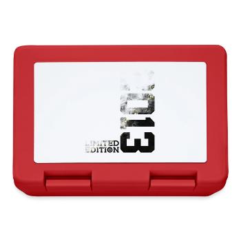 13. GEBURTSTAG 13 JAHRE LIMITED EDITION 2013 - Brotdose - Rot - Vorne