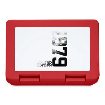 47. GEBURTSTAG 47 JAHRE LIMITED EDITION 1979 - Brotdose - Rot - Vorne