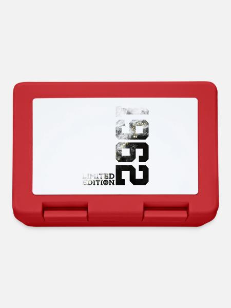 64. GEBURTSTAG 64 JAHRE LIMITED EDITION 1962 - Brotdose - Rot
