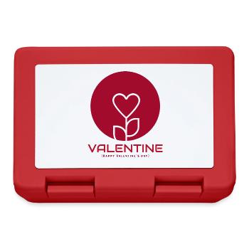 I Love You Happy Valentines Day Forever Lover - Brotdose - Rot - Vorne