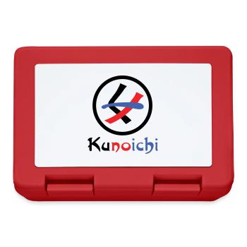Female Ninja Kunoichi くノ一 - Lunchbox - red - Front