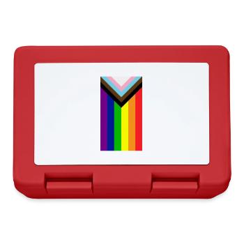 Homosexuell Stolz Regenbogenfahne - Brotdose - Rot - Vorne