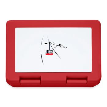 jackson hole gondola - Lunchbox - red - Front