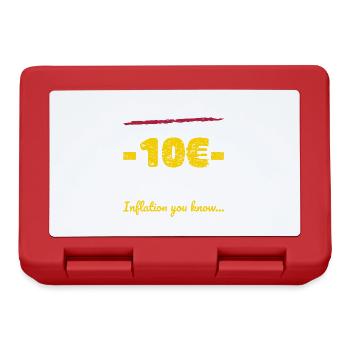 Inflation free hugs gift - Lunchbox - red - Front