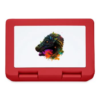 Velociraptor Dino spiritual gift - Lunchbox - red - Front