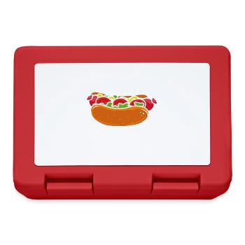Wurst day ever - Lunchbox - red - Front