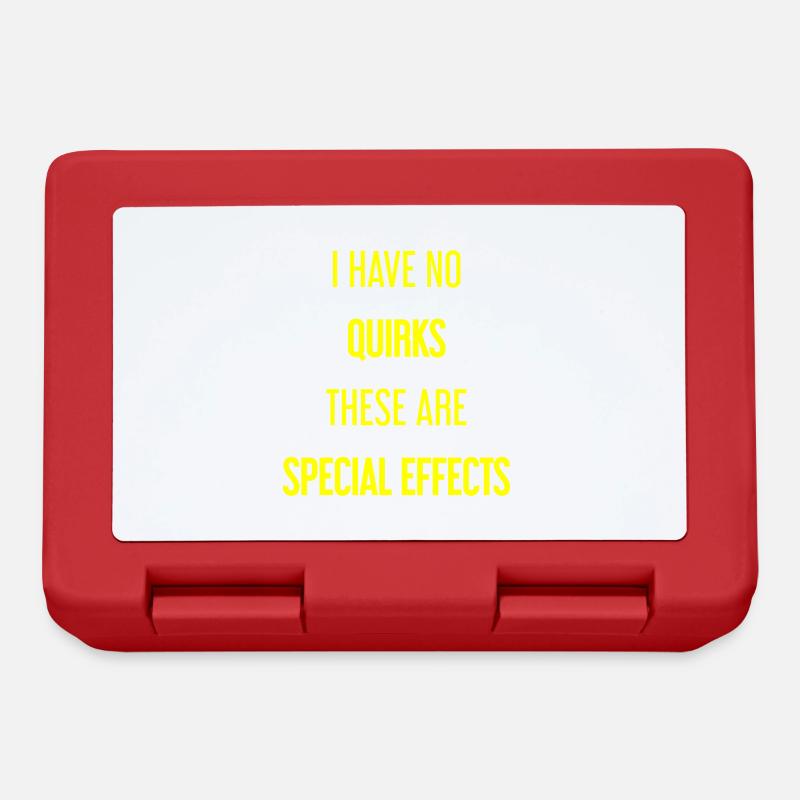 No quirks, just special effects! - Lunchbox - red