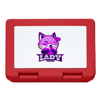 Lady Gamer - Lunchbox - red - Front