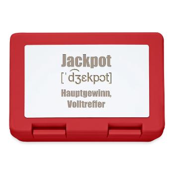 jackpot - Brotdose - Rot - Vorne