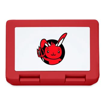 Bunny Devil Démon Mal Satan Enfer Trident Costume - Boîte à goûter - rouge - Devant