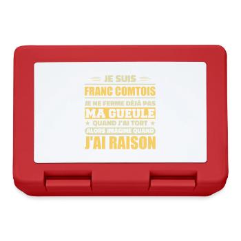 Franc comtois I don't shut my mouth frank comté - Lunchbox - red - Front