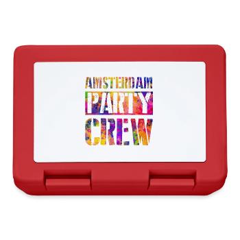 Équipe de fête d’Amsterdam - Boîte à goûter - rouge - Devant