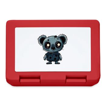 Koala Halloween Drôle Zombie - Boîte à goûter - rouge - Devant