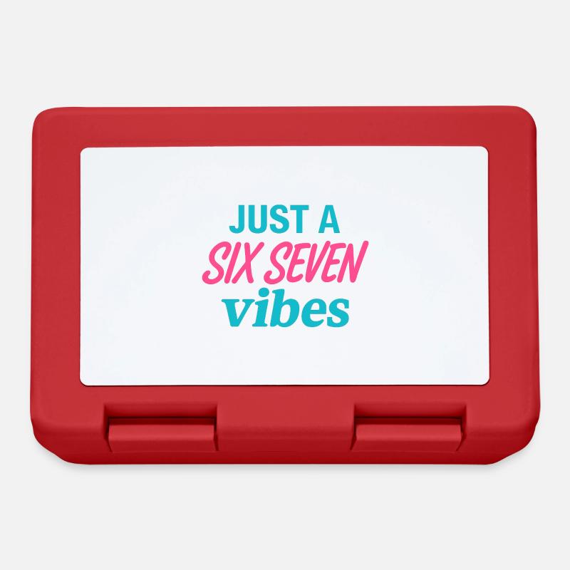 Just a Six Seven Vibes Neon - Lunchbox - red