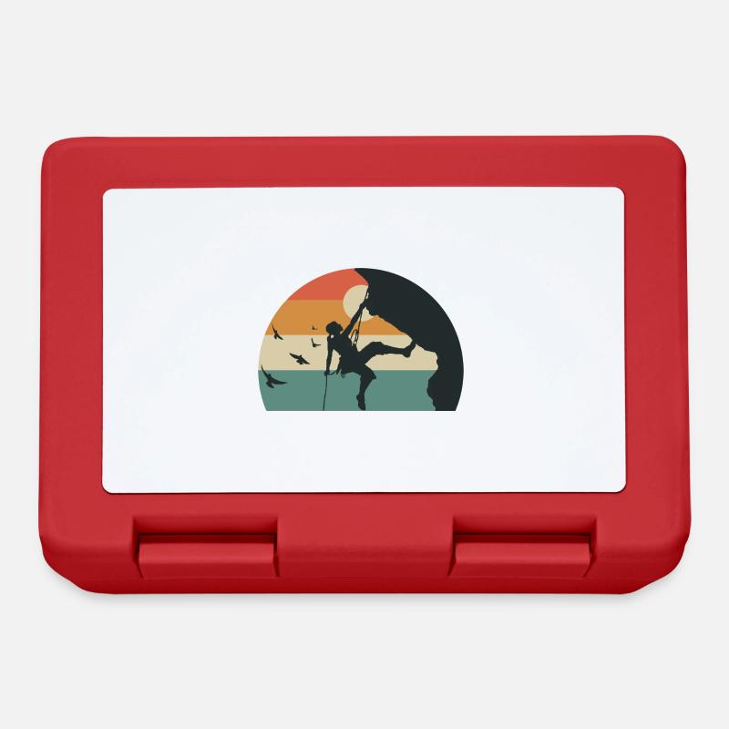 CLIMB escalade grimper roc escalader femme - Boîte à goûter - rouge