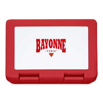 Bayonne Feria fêtes fête - Boîte à goûter - rouge - Devant